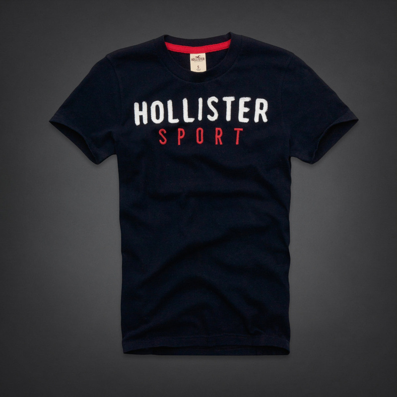 Hollister Hombres De Cuello Redondo Corto Remera HCO4006